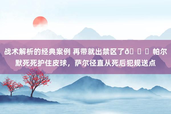 战术解析的经典案例 再带就出禁区了😂帕尔默死死护住皮球，萨尔径直从死后犯规送点